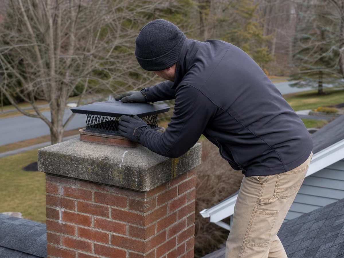 Cinder Chimney Service work in Cleveland